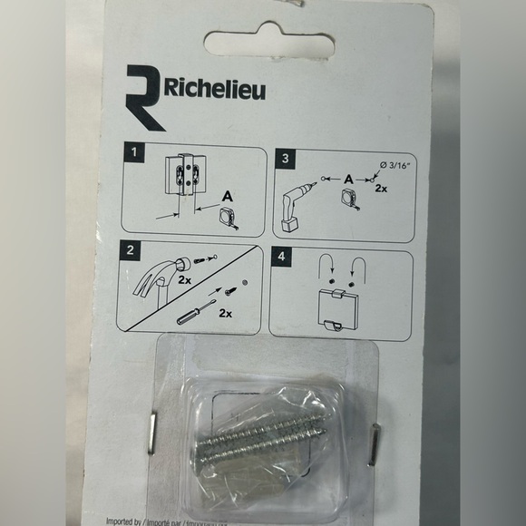 Richelieu Single Wall Mount Hook/Hanger - Picture 5 of 5